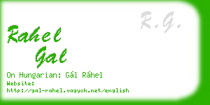 rahel gal business card