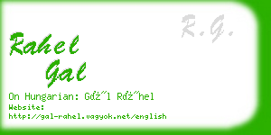 rahel gal business card